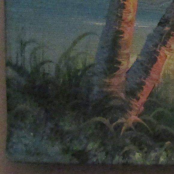 Tropical Scene Oil Painting - Picture 7 of 8